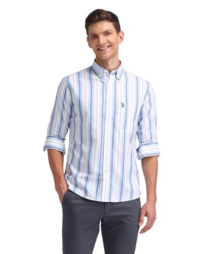 Image of U.S. POLO ASSN. Men's Cotton Regular Fit Shirt