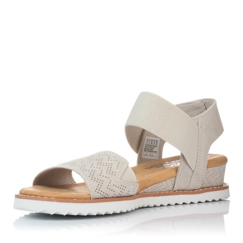Image of Skechers Women's Desert Kiss-Stretch Quarter Strap Sandal Flat