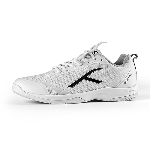 Image of Hundred Infinity Pro Badminton Shoes (Non Marking) | Also Perfect for Squash, Table Tennis, Volleyball, Basketball & Indoor Sports | Lightweight & Durable | X-Cushion