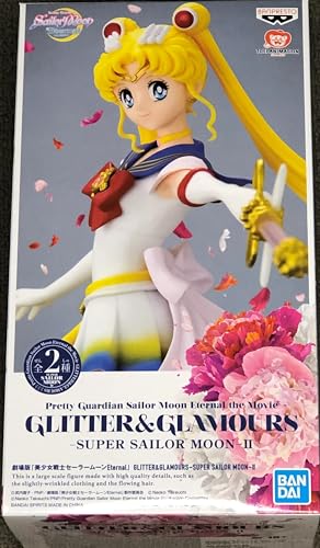 Banpresto BP18850 Figura de Acción Super Sailor Moon II Pretty Guardian Sailor Moon Eternal The Movie - Glitter&Glamours 23 cm, Multicolor