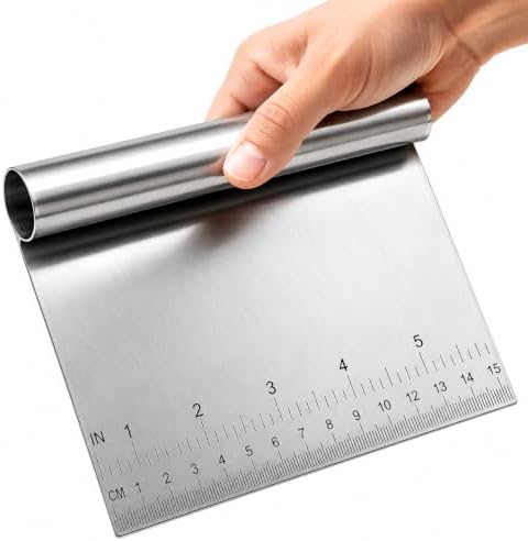 Espátula para Confeitaria Panificação Aço Inox Cortador Raspador ...
