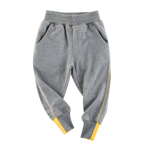 Sweatpants for Boys Kids Toddler Baby Jogger Pants Elastic Waist Color Clock Fall Casual Sweat Pants with Pockets