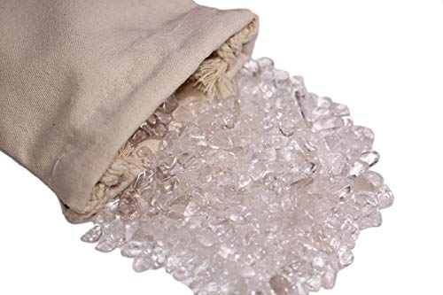 Image of ZenQ 1 lb Crystal Chips, Tumbled Stone Chips for Crafts | Polished, Undrilled Gemstones for Resin Art, Vase Filler, Plant Decor, Candle Making, and DIY Projects
