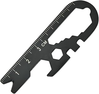 Multifunctional Pocket Gear Multitools Keychain Bottle Opener Wrench | Stainless Steel Pocket EDC Gear Multifunctional Tool Card Bottle Opener Wrench Screwdriver Compact