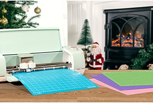 WORKLION Cutting Mat 12x12 Compatible with Cricut: Explore One/Air/Air 2/Maker Gridded Adhesive Durable Mat for Sewing Quilting and Arts & Crafts Projects - Cutting Mat Set(Variety) - 5