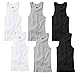 TZ Promise 3-6 Pack Men's Tank Top Undershirt 100% Cotton Plain Ribbed Workout A-Shirts (6-Pack Mixed, XX-Large)