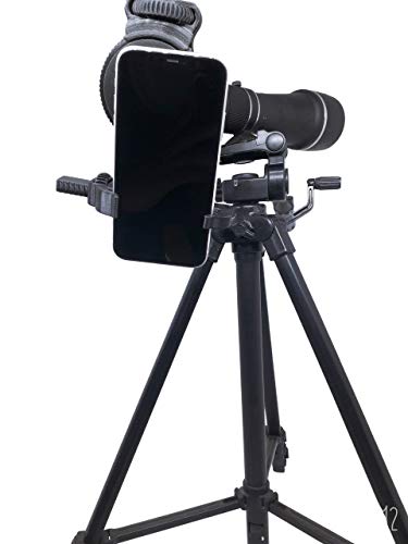 Suporte Celular Adaptador Para Microscópio iPhone Samsung LG (Preto)