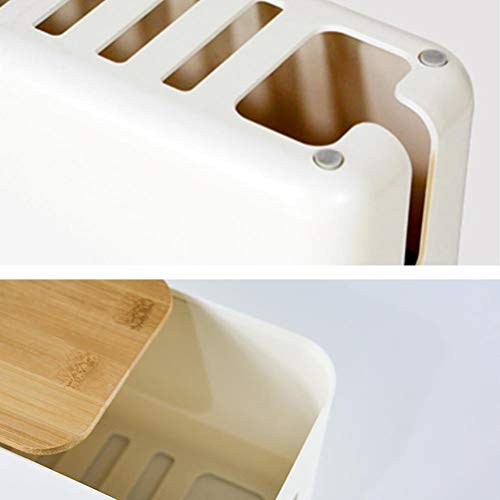 BSTCAR Cable Hide Box, Cable Collector Box, 29.5 x 11 x 11.4 cm, Cable Box, Wire Hide Box, Black, 29.5x11x11.4cm - Image 3
