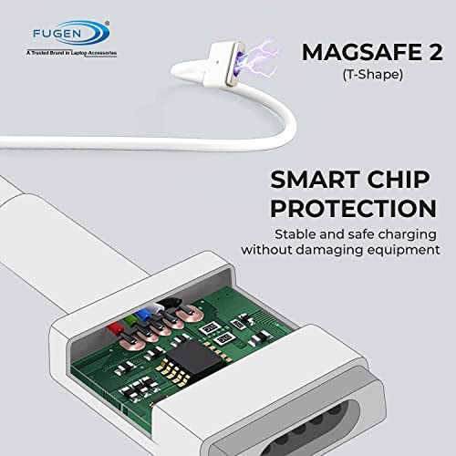 Image of FUGEN Laptop Charger Adapter Compatible for MacBook 85w MG2 18.5V T-Tip for Pro Retina 15 inch 17 inch A1260 A1286 A1297 A1290 A1222 A1172 A1343 A1174 A1150 (MG2-85w Charger) Black