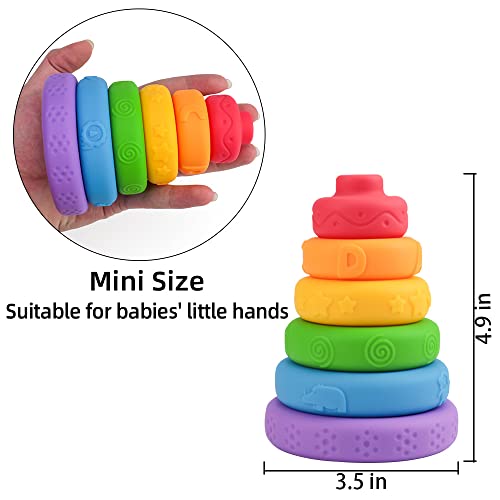 Own1one Giocattoli impilabili per Bambini 6 Mesi