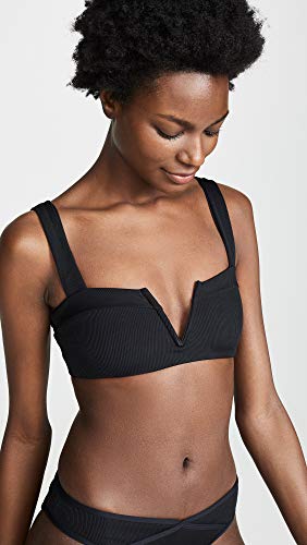 L*Space Women's Lee Lee Bikini Top, Black, M #TOP1