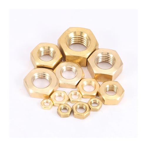 4〜200個 H62.59 真鍮六角ナット(高)電気、船舶、DIY用途向け(M8(20Pcs))