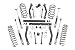 Rough Country 907S 4" Suspension Lift Kit for Jeep Wrangler