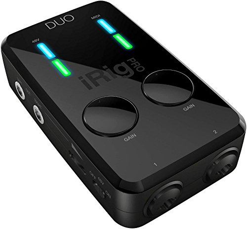 Ik Multimedia Irig Pro Duo - Interfaccia Audio/Midi 2 In/ 2 Out Aper iOS, Android & Mac/Pc