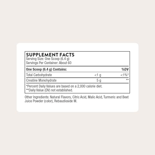 Image of THORNE Creatine - Micronized Creatine Monohydrate Powder - Support for Muscles & Cognitive Function* - for Women & Men - Pineapple Orange - NSF Certified for Sport - 5 g per Serving - 60 Servings
