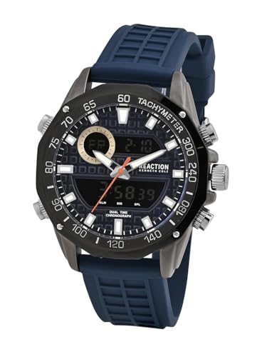 Image of Kenneth Cole Reaction Digi-Analog Blue Dial Watch for Men - KRWGP0070603