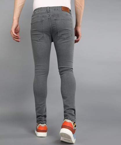 Image of Urbano Fashion Men's Regular Fit Mid Rise Washed Jeans Stretchable