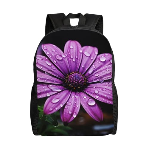 Sac à dos voyage ordinateur portable mignon Purple Daisy pour vos escapades