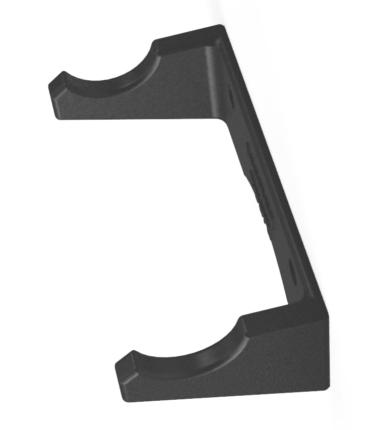 Ironing Board Wall Mount, Sleek Modern Design, Laundry Room Organization, Hotel Room Ready, Space Saving Design, Iron Accessory, Ironing Board Accessory, Unisex Design, Black, Made in Texas, 1 pc