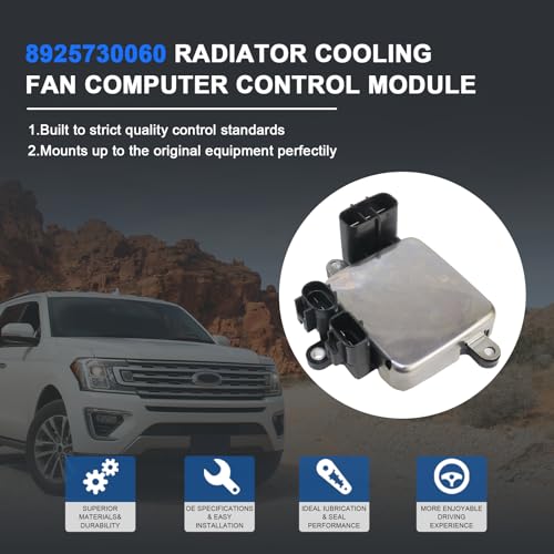 Image of MUNIK 8925730060 Radiator Cooling Fan Computer Control Module Compatible with Lexus ES 2006-2018 ES250 ES300h ES350 GS 2005-2011 GS300 GS430 GS460 Replace# 96SKV339 TYS2000065 CSWTY004