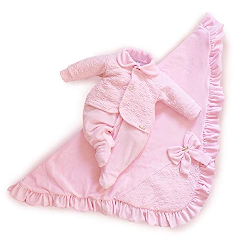 Saída Maternidade Menina Floral Rosa - Maxibaby