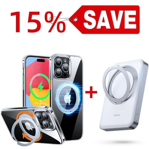 TORRAS 10000mAh Magsafe Power Bank — Buy Together to Save 15%