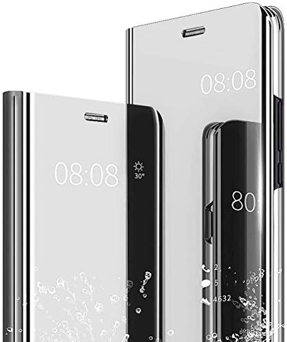 Fundas Para Xiaomi Redmi Note 9 Pro NEINEI Funda para Xiaomi Redmi Note 9 Pro,Funda Moda Flip Espejo Inteligente Caso,Vista Clara Cuero Carcasa con Soporte...
