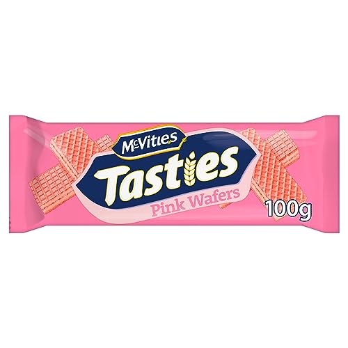 McVitie's Tasties Pink Wafer Biscuits, 100 g (Pack of 1)