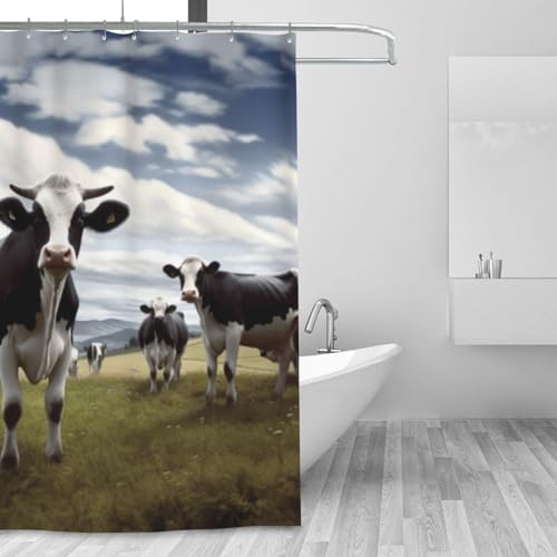 Rideau de douche moderne lavable en machine tissu imperméable 183 x 183 cm - 7