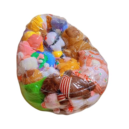 Solo fundas para puf, funda transparente para silla de puf, cómodo protector de sofá para niños, adolescentes y adultos, juguetes de peluche, dormitorio, guardería, sala de juegos, apartamento, sala