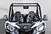 TerraRider Full UTV Windshield Compatible with Can-Am Maverick Trail/Sport - Pro Fit Frame - Standard 3/16