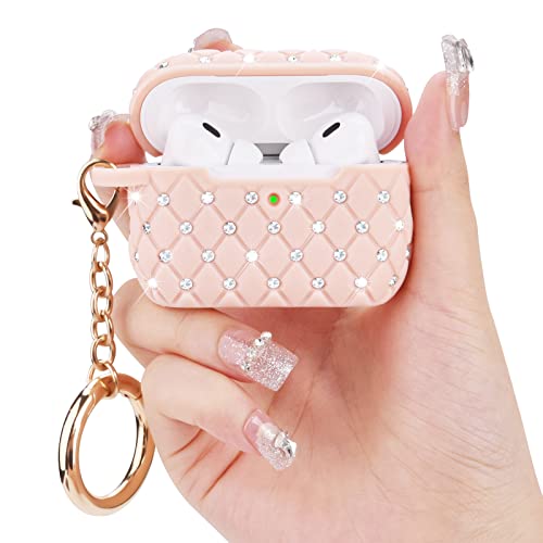 Visoom Airpods Pro 2Nd Generation Case - Airpods Pro 2 Bling Cases Cover With Lanyard Women 2022 Crystal Tpu Hard Protective Ipod Pro 2 Wireless Charging Case Girl Keychain For Apple Airpod Gen Pro 2 #TOP3