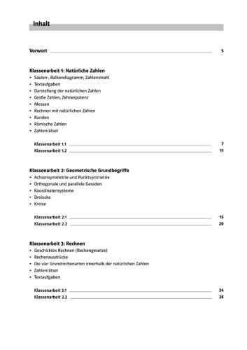 Bessere Noten in Klassenarbeiten Mathematik 5. Schuljahr - Gymnasium
