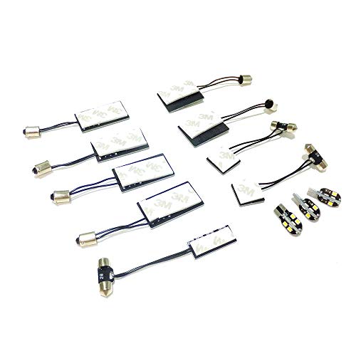 Luces LED Elgrand E50 elimina sombras oscuras con iluminación interior 6000K 7