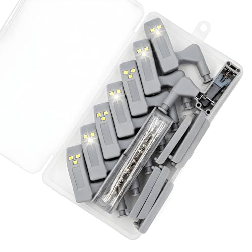 Hinge Led Sensor Light for Kitchen Cabinet Cool White Universal Intelligent Home Lamp Cupboard...