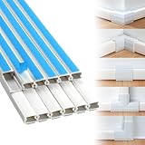 atRise 配線カバー 【日本企業企画/初めてでもかんたん設置】 必須パーツ完備 配線カバーセット 配線隠し コード隠し コードカバー 配線 カバー モール