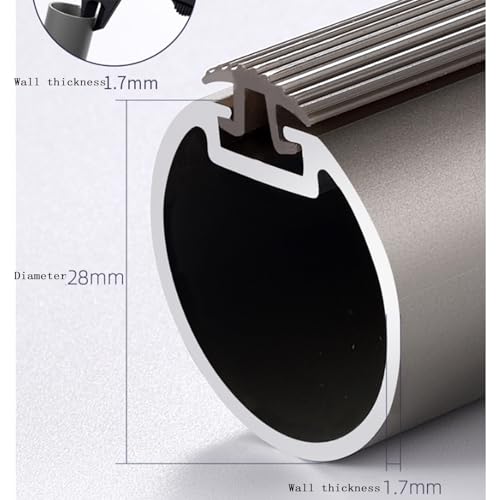 Rideaux romains avec accessoires kit complet alu 100 cm