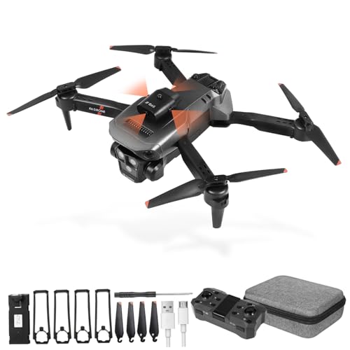 PRETYZOOM Drone con Triple Mini Drone Regolabile per Esterni con