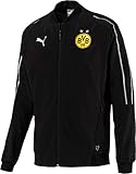 PUMA Herren BVB Leisure Jacket Without Sponsor Logo with 2 Side Pockets Jacke, Black, M