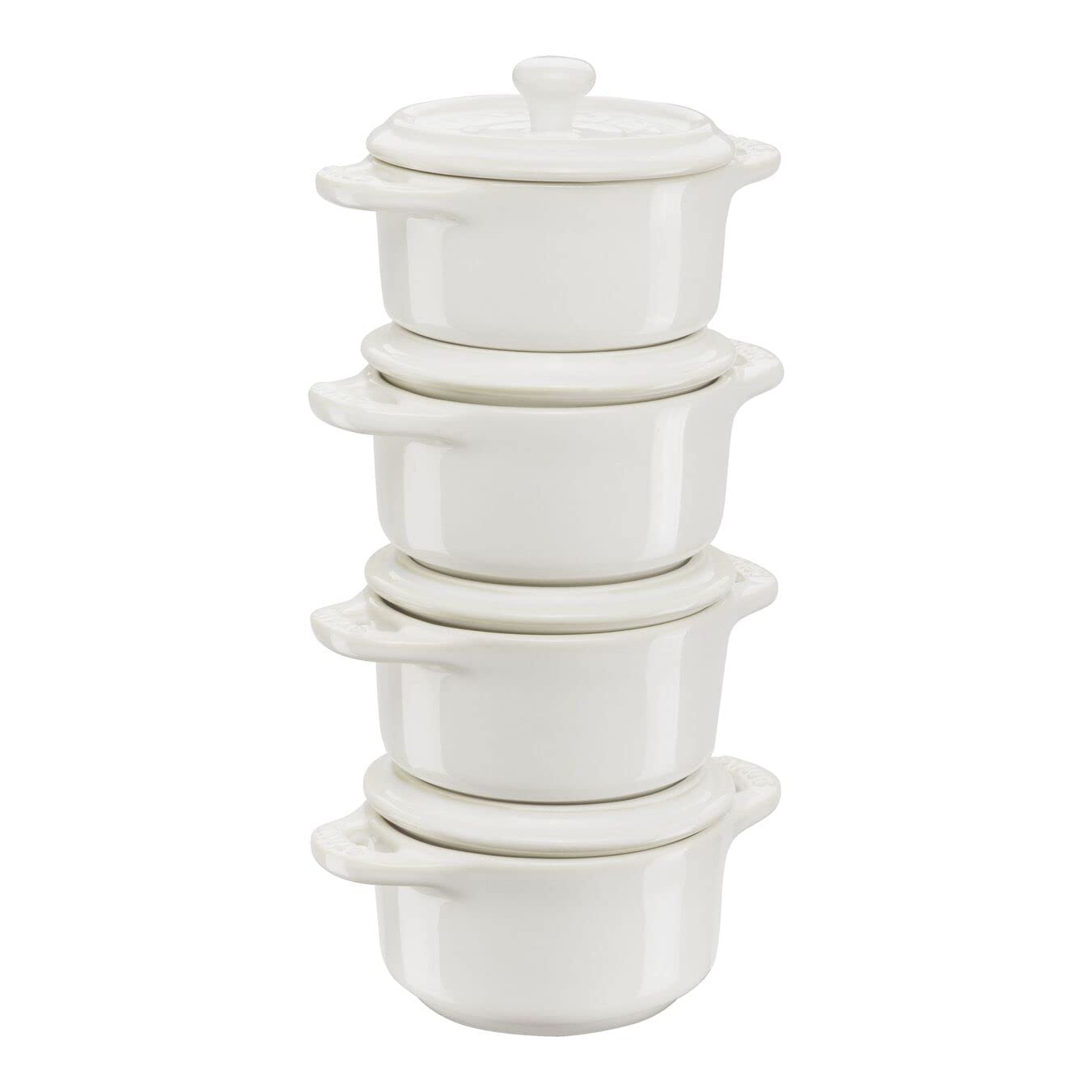 ストウブ　ミニココット4個セット Amazon.com: Staub, Mini Cocotte Set, 4 Pieces, Round