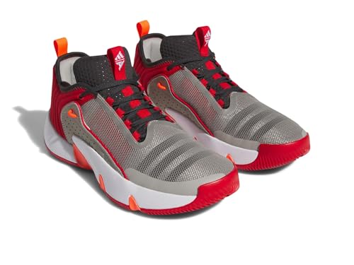 adidas Trae Unlimited Metal Grey/Carbon/Better Scarlet Men's 9, Women's 10 Medium