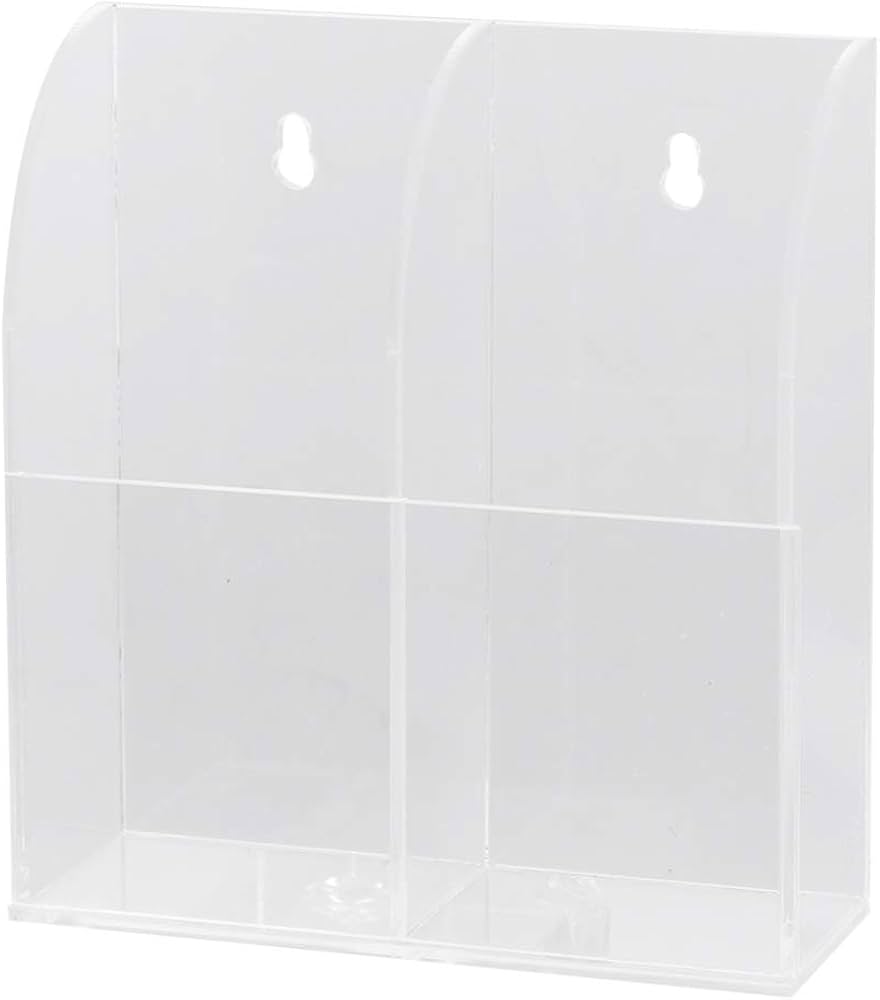 Boîte De Rangement En Acrylique Avec Télécommande Murale Transparent