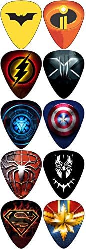 SuperHero Symbol Guitar Picks
