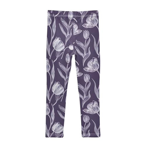 Girls' Leggings Purple Tulip Kids Yoga Tights Pants 1 Pack 208583372