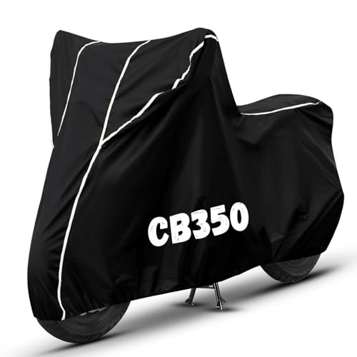 Image of Bike Cover for CB350 100% Waterproof, Dustproof & Scratch Resistant| Fully Bottom Elastic UV Resistant Heavy Duty Body Cover | All Weather Outdoor Use