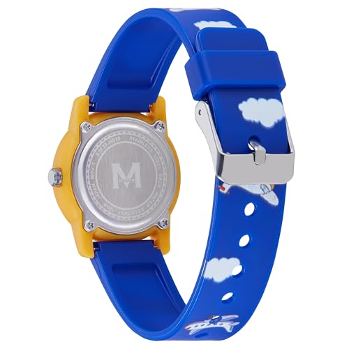 Image of Miykon Kids Watches for Boys and Girls - Educational Time-Telling Gift for Kids Aged 3-15, Toddlers, Preschoolers, and School-Aged Children - Easy to Read Analog Watch, Soft Resin Band, Japanese Quartz, 100M Water Resistant