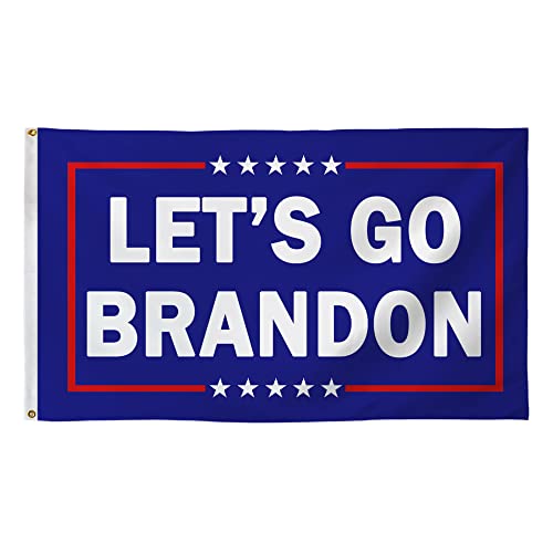 SOULBUTY Lets Go Flag Brandon Flag 3x5 Double Sided Outdoor Indoor Garden Flag- lets go branson flag-FJB Flag 3x5- Three Layers- Both Sides Can be Read Correctly