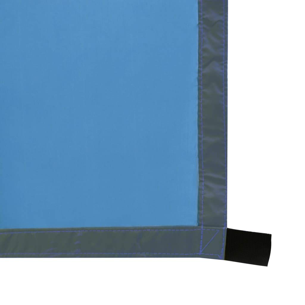 Bâche de Camping 3x2,85 m Bleu, Bâche d'Extérieur en Polyester 180T avec Revêtement PA Hydrofuge, Abri de Pluie pour Tente et Hamac, Tapis de Pique-Nique, Livré avec 6 Chevilles