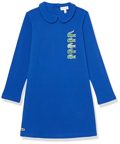 Lacoste Girls' Back Closure Crocodile Polo Dress