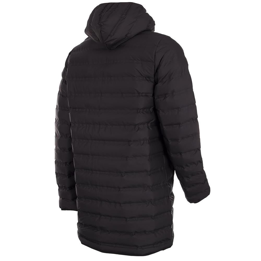 COPA - Piumino Lungo con Cappuccio - Calcio - Uomo - Nero - 100% poliestere